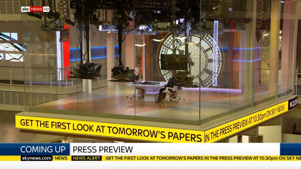 Sky News 2018: Studio